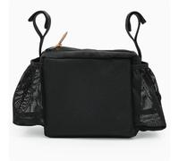 Haofy Dog Stroller Caddy Organizer Large Capacity Hanging Bag for Pet Stroller Accessories Multifunctional Storage Pockets Water Bottle Holder Pet Travel Hiking Camping Carrier (Black)