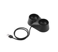 Haofy Dual VR Controller Charger Stand for Organized Gaming Space Black 11.2 X 5.9 X 3.5cm 1pc for Gamers