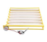 Haofy Egg Turner Plastic Egg Incubator Tray, Automatic Turning Accessories for 42 Chicken Duck Bird Quail, 16.9x16.7in (#2)