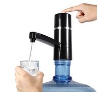 Haofy Electric Water Bottle Pump, USB Wireless Rechargeable Automatic Drinking Water Dispenser Electric Bottle Drinking Dispenser Filter(Black)