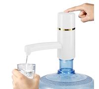 Haofy Electric Water Bottle Pump, USB Wireless Rechargeable Automatic Drinking Water Dispenser Electric Bottle Drinking Dispenser Filter(White)