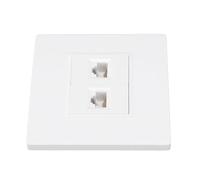 Haofy Ethernet Wall Plate for Women an Appropriate Woman for CAT5 CAT6A Networks with Accessories Included