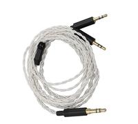 Haofy Exchange of the Earning Cable in Silver-plated in 3.5 Mm Double Thread with a Thread with 2.5 Mm 1.2 M for He400 HE-400i, Material