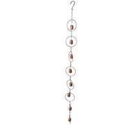 Haofy Exquisite Decorative Rain Chain Suspended From the Iron to Create an Elegant Melody in the Construction Corridors, Rain Carillon Easy to Install for Balconies, 1 X Hanging Wrapping