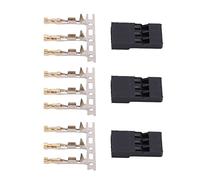Haofy Exquisite Workmanship JR Connector Kit Welding Technology for Model Airplanes 100PCS 11.010 JR Plug for Electronic Equipment