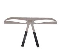 Haofy Eyebrow Template, Stainless Steel Tool for Precise Eyebrow Measurement, Easily Shape Symmetrical for Makeup Artists and Beginners (Standard Eyebrow)