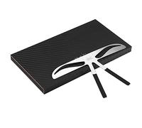 Haofy Eyebrow Template, Stainless Steel Tool for Precise Eyebrow Measurement, Easily Shape Symmetrical for Makeup Artists and Beginners (classic brow)