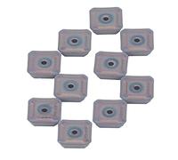 Haofy Fast Cutting Carbide Insert Blade with Low Friction Coefficient, 10Pcs Metal Milling Inserts for General Turning Applications, Ideal for Carbon and Alloy Steel Use