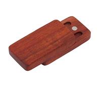 Haofy Fidget Slider 2.75 Inch Red Sandalwood - Smooth Magnetic Stress Relief Toy for Office, Home, Travel Anxiety Relief (Limited Forward Backward Pushing)