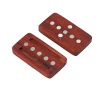Haofy Fidget Slider 2.75 Inch Red Sandalwood - Smooth Magnetic Stress Relief Toy for Office, Home, Travel Anxiety Relief (Limited Sunflower)
