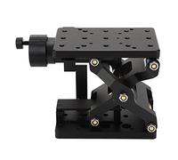 Haofy Fine-Tuning Linear Stage Durable Manual Twist Sliding Table for Semiconductor Manufacturing Equipment, Strong Aluminum Alloy Construction (1 X Z-Axes Linear Stage)