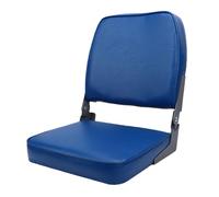 Haofy Folding Boat Seat 250 Lbs Capacity 19x16x14 Inches 3 Inch Marine Foam Padding Aluminum Frame with Tie Down Straps for Canoe Pontoon Boat Decks Portable Folding Design Long