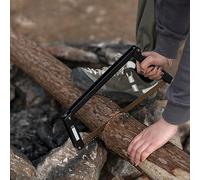 Haofy Folding Handsaw Compact Manganese Steel Vane/Wing for Camping Woodworking Lightweight 13.8x1.1 Inch Folded 0.53 Pound Aluminum Handle Efficient Fishtail Teeth Outdoor Tool Ideal for (Silver)