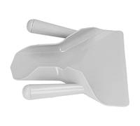 Haofy French Fry Bagger Scoop Commercial Multipurpose Food Scooper Shovel for Popcorn Snacks Ice Candies - Durable ABS Easy Non Slip Handle - Suitable for Theaters (Dual Handle)
