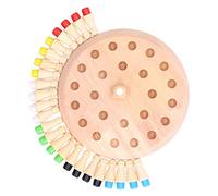 Haofy Funny Interaction Early Education Block Board Game, Rubberwood and Plastic, Enhance Cognitive Skills, Ideal for Kids and Seniors