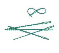 Haofy Garden Cable Ties 50 Pack Reusable Plant Twist Ties for Trees Vines Staking Anti Adjustable Cord for Computer Desk Home Theater Rack (2)