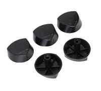 Haofy Gas Cooktop Knobs 5 Pack Universal Fit Stove Replacement Knobs, Heat Resistant ABS Burner Control for Most Ranges, DIY Upgrade