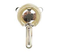 Haofy Gold Cocktail Strainer, Stainless Steel, Small