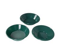 Haofy Gold Panning Kit Efficient Lightweight Set for All Prospecting Needs and Enthusiasts 15 Inch Round Pan for Outdoor Activities Green