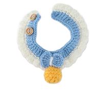 Haofy Goose Neckerchief, Wool Duck Collar Adjustable for Birds From 5.9 to 13.8 Inches, Cute and Comfortable Pet Clothing for Chickens Ducks Geese (XS)