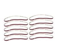 Haofy Grinding Tool Aluminium Oxide Sanding Belt 10PCS for Rust Removal on Metal 533 X 9mm (600#)