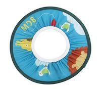 Haofy Hair Washing Shield Cloth Shampoo Shield for Kids 12cm Inner Dia 28.5cm Outer Dia Elastic Fit Helps Block Water for Baby Children Bath Shampoo Haircut (Blue Lion Model)