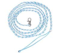 Haofy Hamster Harness with Leash, Soft Breathable Vest for Squirrel and Small Pets, Adjustable Cartoon Design for Outdoor Fun (Light Blue)