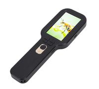 Haofy Handheld Digital Microscope, 50X to 500X, 12MP CMOS (Black) | 3.0in Screen Dual Lens System, 1200mAh Battery Clear Sound, Coin Jewelry Antique Inspection, Circuit Board Repair Nature
