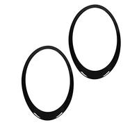 Haofy Headlight Trim for MINI Clubman F54, ABS and PP Material, Front Light Bezel Protector, Compatible with 2014-2019 Models (Glossy Black)