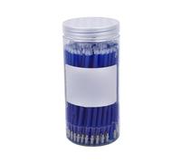 Haofy Heat Erasable Fabric Marker Refills, 100PCS Blue Ink | Iron Disappearing Pen for Sewing and Leather, Ink Vanishes At 60°C with Heat, No Cold Reappearance At -50°C