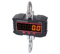 Haofy High Accuracy Electronic Crane Scale Hanging LED Digital Display Industrial Portable Mini Handheld for Outdoor Fishing Scale Black (1500kg/3000LB)