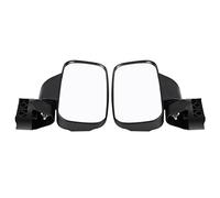 Haofy High Impact Rear View Side Mirror with Ball Socket Joint for Motorcycle UTV, Wear Resistant, Adjustable Angle Fit for Yamaha Fit for Rhino Gator, Made of PP Shell and Glass Lens