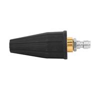 Haofy High Pressure Washer Rotating Nozzle Efficient 3600PSI Spray for Home Cleaning Steel Black 1pc