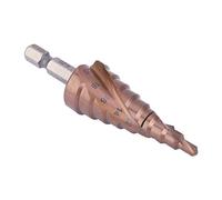 Haofy High Speed Steel Step Drill Bit Cobalt Coating Flexible Chamfering Tool for Stainless Steel 3-12mm (4-20)