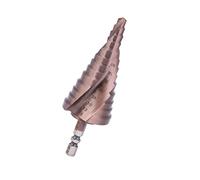 Haofy High Speed Steel Step Drill Bit Cobalt Coating Flexible Chamfering Tool for Stainless Steel 3-12mm (6-35)