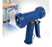 Haofy Hose Nozzle High Pressure Water Gun for Kitchen Copper Rubber Build G1/2in Thread Fits Standard Hoses Easy Handling in 5.7x7.9in Size Ideal for Restaurant Hotel Tasks (C Blue Gusset Spray Gun