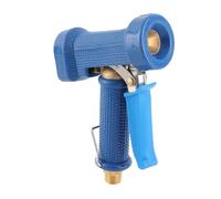 Haofy Hose Nozzle High Pressure Water Gun for Kitchen Copper Rubber Build G1/2in Thread Fits Standard Hoses Easy Handling in 5.7x7.9in Size Ideal for Restaurant Hotel Tasks (C Blue Gusset Spray Gun