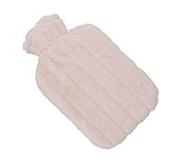 Haofy Hot Water Bag 2000ML Rubber with Removable Knit Cover for Winter Use - Pain Relief for Back and Shoulder, Muscle Aches and Menstrual Cramps (Apricot)