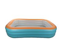 Haofy Inflatable Swimming Pool 3-Layer PVC Foldable for Outdoor Backyard and Family - Quick Inflate and Deflate with Easy Storage (2.6m/8.5ft)