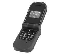 Haofy Innovative Unlocked the Smallest Flip Phone Quad Band Telephone BT Sync Phone for Busy Experts (Black)