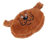 Haofy Interactive Dog Plush Toy, Shaking Bouncing Ball with Squeak Sound Engaging Cartoon Design for Mental Stimulation Perfect 8.1 X 5.7 Inch Size for Small Large Dogs Indoor Outdoor (Brown-without