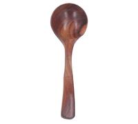 Haofy Japanese Wooden Cögel Soup Spoon for Home Hotel Cooks Massive Wooden Kitchen Utensils (Type 1)