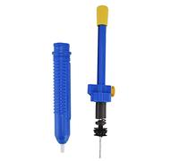 Haofy JF-017 Electric Desoldering Pump ABS Vacuum Tin Sucker Removal Tool, Lightweight Solder Suction Sucker, Easy to Hold Hand Tool for Sucking Tin Dross, Blue/Yellow, 13" X 5.9" X 1" for