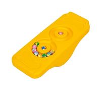 Haofy Kids Balance Board Multifunctional Toy Versatile Play Equipment Training Tool Sensory Integration Training Rocking Board for Young Kids with High-Grade Plastic Material (Yellow)