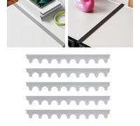 Haofy Kitchen Stove Covers, 5pcs Flexible Food Safe Silicone Non Slip Fillers, with Cuttable Design for Countertops Appliances Dust Proof (Grey)