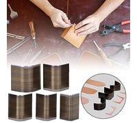 Haofy Leather Belt Cutter Durable High-Speed Steel Craft Tool for Rapid Prototyping, Includes 10pcs Cutters, for Leatherworking Enthusiasts (shallow round)