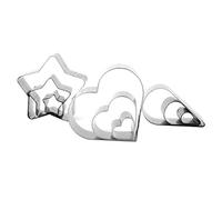 Haofy Leather Craft Template Cutter for Creative Makers, 9PCS Heart Water Drop Leather Cutting Mold Dies for Various Crafting Projects, Pack of 9, 100%