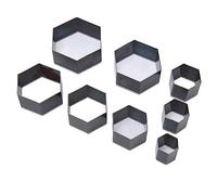 Haofy Leather Die Cutting Set, 8pcs Hexagonal Steel Punch Cutter for Craft, Easy to Operate, High Carbon Steel Material, Leather Dies Cutting