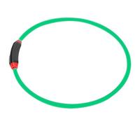 Haofy LED Dog Collar USB Rechargeable, Light Up Dog, Adjustable Cut, High Visible & Safety, 3 Flashing Modes, for Small Medium Large Cats, with USB Rechargeable Battery, Welcome (Green Light)