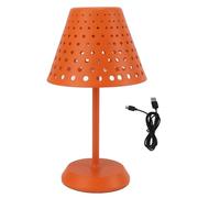 Haofy LED Rechargeable Cordless Table Lamp - Touch Dimmable - Versatile Bedside Lamp, Desk Light - Ideal for Bedroom, Living Room, Office, Restaurant, Bar (Orange)